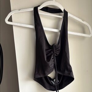 H&M Black Crop Top